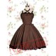 Classic Brown Cotton Lolita Dress