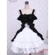 Cotton Black And White Classic Lolita Dress