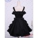 Cotton Black And White Classic Lolita Dress