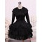 Cotton Black Cosplay Lolita Dress