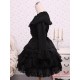 Cotton Black Cosplay Lolita Dress