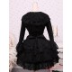Cotton Black Cosplay Lolita Dress