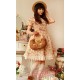 Yellow Floral Cotton Lolita One Piece Dress