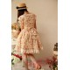 Yellow Floral Cotton Lolita One Piece Dress