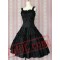 Cotton Black Ruffles Classic Lolita Dress