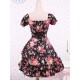 Cotton Patch Short Sleeves Cotton Classic Lolita Dress