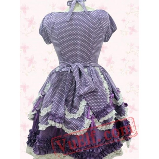 Cute Puff Sleeves Sweet Lolita Cosplay Dress