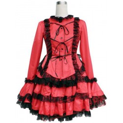 Long Sleeves Multi-Layer Cosplay Lolita Dress