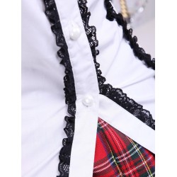 White Puff Short Sleeves Lolita Dress