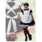 White And Black Cosplay Cotton Lolita Dress