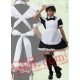 White And Black Cosplay Cotton Lolita Dress