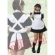 White And Black Cosplay Cotton Lolita Dress