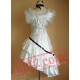 White Asymmetical Cotton Classic Lolita Dress