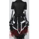 Black Gothic Lolita Long Sleeve Wedding Dress