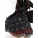 Black Gothic Lolita Long Wedding Dress