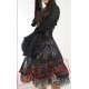 Black Gothic Lolita Long Wedding Dress