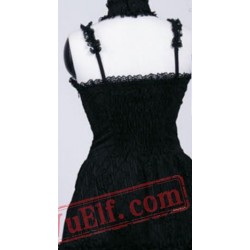Black Gothic Punk Clothing Prom Cocktail Party Dress