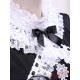 Cotton Black And White Lace Gothic Lolita Dress