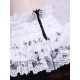 Cotton Black And White Lace Gothic Lolita Dress