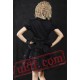 Black Lace Fringe Spaghetti Bolero Cocktail Party Dress