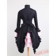 Black And Pink Cotton Gothic Lolita Dress