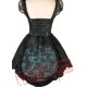 Black Victorian Gothic Lolita Cosplay Party Dress