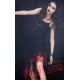 Black Red Steampunk Punk Gothic Dress