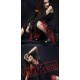 Black Red Steampunk Punk Gothic Dress