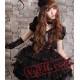 Black White Pink Punk Steampunk Gothic Lolita Prom Dress