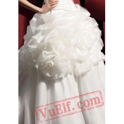 Cute White Gothic Lolita Corset Wedding Dress