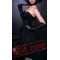 Black Strapless Gothic Cocktail Party Dress