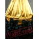 Gold Short Sleeve Gothic Medieval Renaissance Wedding Prom Dress