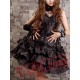 Little Black Short Gothic Lolita Prom Party Dress