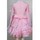 Pink Long Sleeve Summer Spring Gothic Lolita Prom Party Dress