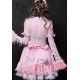 Pink Long Sleeve Summer Spring Gothic Lolita Prom Party Dress