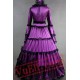 Purple Medieval Goth Cosplay Wedding Prom Dress