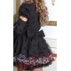 Little Black Short Sleeved Goth Punk Prom Party Dress