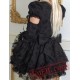 Little Black Tie Gothic Lolita Punk Clothes Prom Party Dress