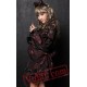 Red Floral Gothic Geisha Cosplay Prom Dress