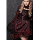 Red Gothic Bridal Wedding Cosplay Prom Dress