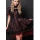 Red Gothic Bridal Wedding Cosplay Prom Dress