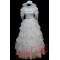 White Short Sleeve Lace Gothic Lolita Wedding Dress