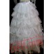 White Short Sleeve Lace Gothic Lolita Wedding Dress