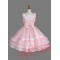 Cute Multi layer Pink Bow Cotton Sweet Lolita Dress