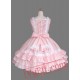 Cute Multi layer Pink Bow Cotton Sweet Lolita Dress