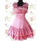 Cotton Pink Lace Ruffle Sweet Lolita Dress