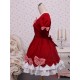 Cotton Red Bow Classic Lolita Dress