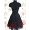 Gothic Short Sleeves Cotton Lolita Dress