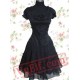 Gothic Short Sleeves Cotton Lolita Dress