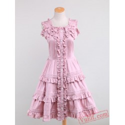 Light Pink Cotton Sweet Lolita Dress